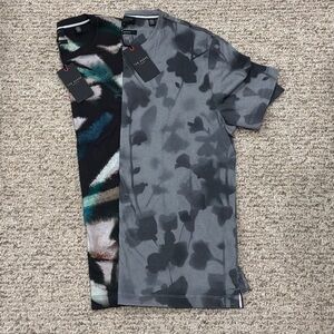 Ted Baker Multicolor and Gray Short Sleeve Tees